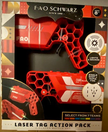 Laser Tag Action Pack - 2-Player Battle Set -FAO SCHWARZ
