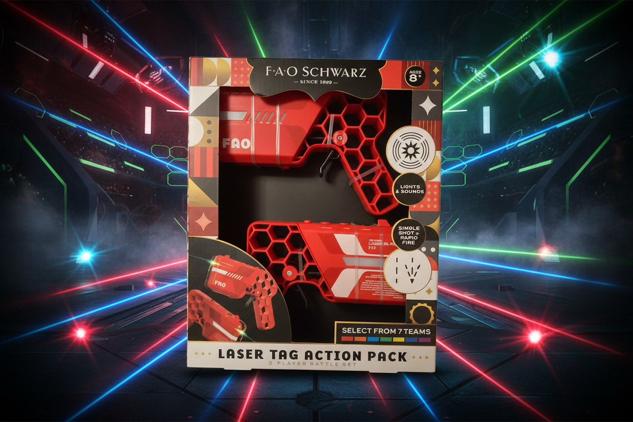 Laser Tag Action Pack - 2-Player Battle Set -FAO SCHWARZ