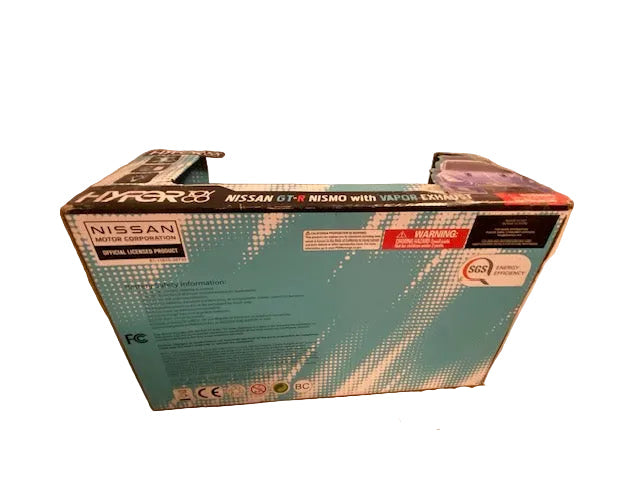 Hyper RC Nissan GTR Rechargeable Car with LED/Vapor Effects - 1:16 Scale - 2.4 GHz: Remote Control Vehicle