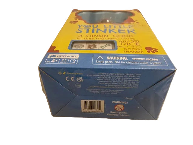 You Little Stinker Matching Game: Creative Board Game for Kids, Includes Dice & Play Mat