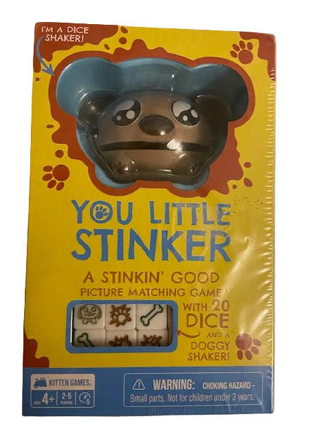 You Little Stinker Matching Game: Creative Board Game for Kids, Includes Dice & Play Mat
