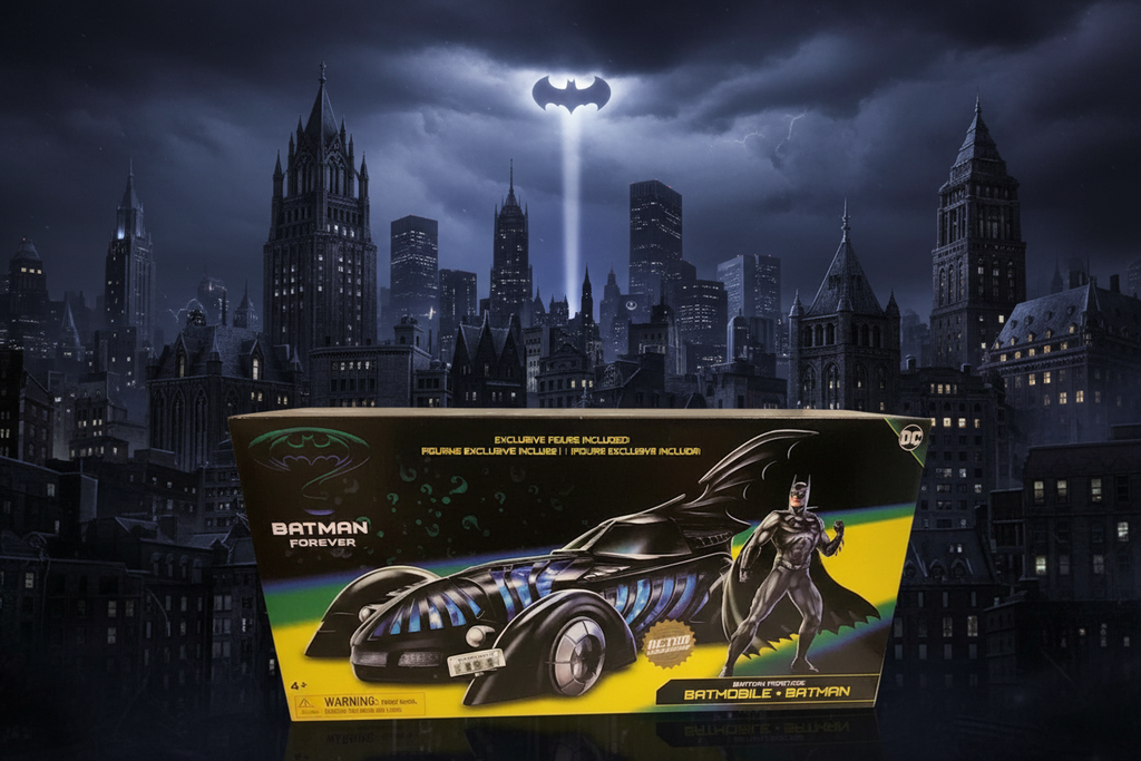 DC Comics Batman Retro Collection Batmobile and Action Figure