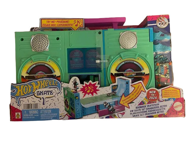 Hot Wheels Skate Boombox Skate Park Playset