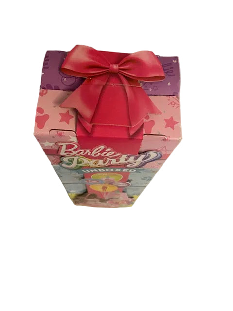 Barbie Party Unboxed Pet Birthday Series Doll & Accessories, Shimmerin’ Hearts Set with 10 Surprises