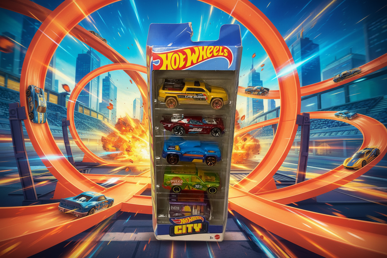Hot Wheels 5 pack City