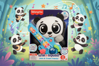 Fisher-Price Link Squad Jam & Count Panda Baby Learning Toy with Music & Lights