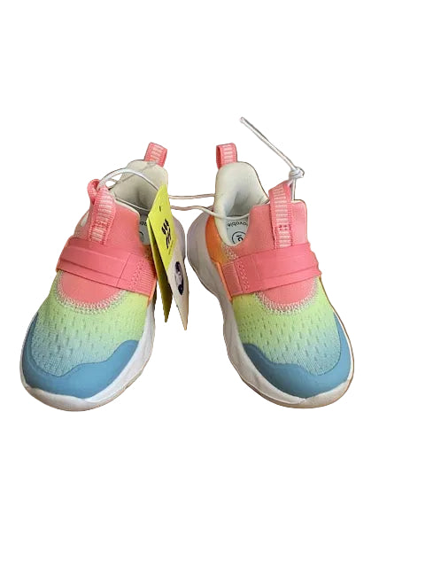 GIRLS MULTICOLOR SLIP-ON SNEAKERS-"Dannie"-All In Motion/Cushion IQ (size 6)