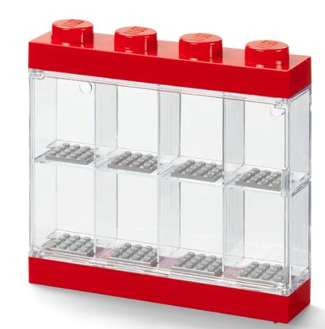 8-Minifigure Display Case – Red