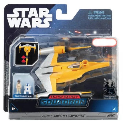 Star Wars Anakin's Naboo N-1 Starfighter Micro Galaxy Squadron #0150 Action Figure Playset