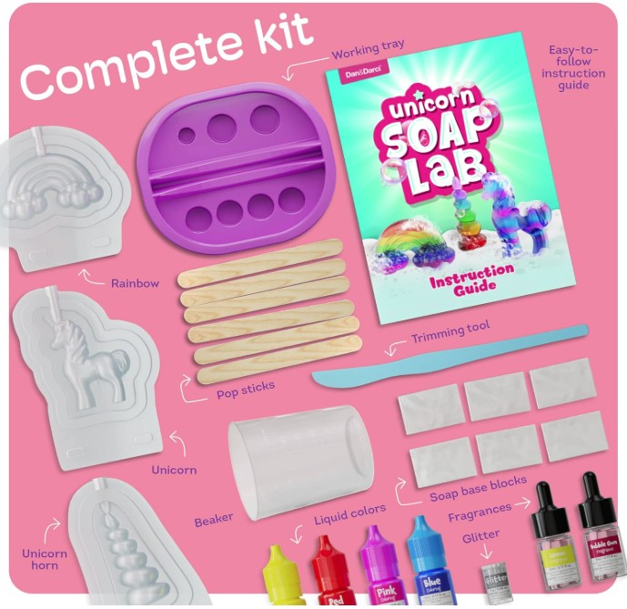 Dan&Darci Unicorn Soap Making Kit