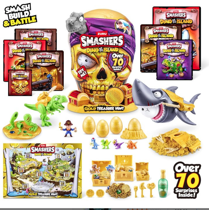 Smashers Dino Island Gold Treasure Hunt by ZURU
