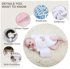 Baby Side Sleeper Wedge Removable Washable Breathable and Adjustable Pillow