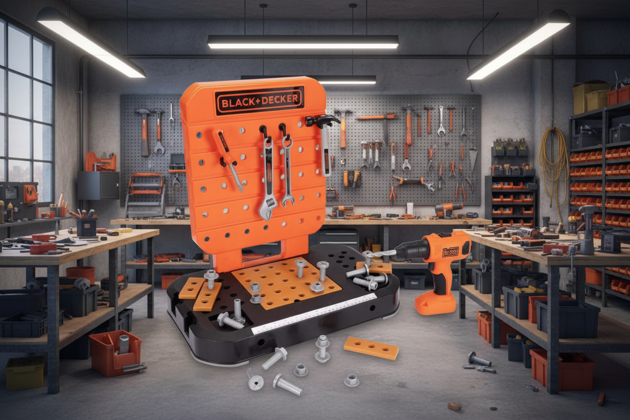 BLACK+DECKER Tabletop Workbench for ages 3 and up