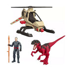 Jurassic World Reimagined Chopper Chase Pack Action Figure Set