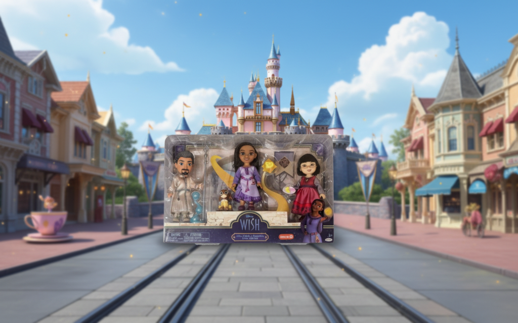 Disney Wish Asha, Dahlia & Magnifico Exclusive Petite Doll Gift Set