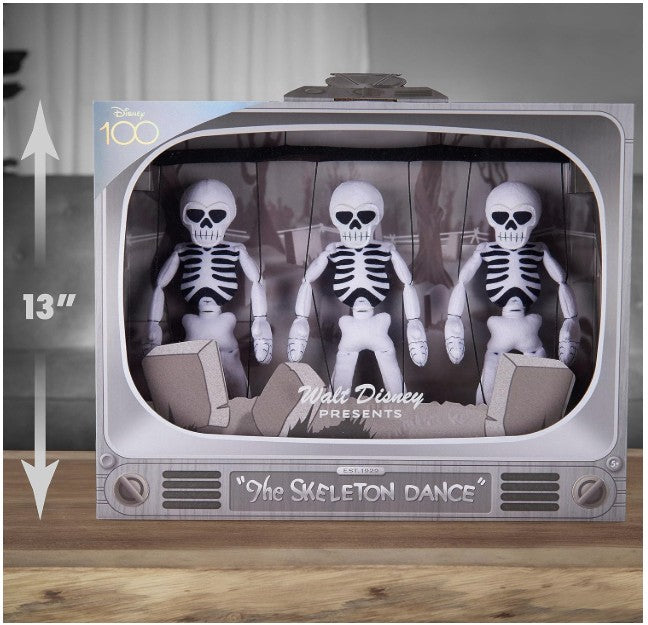 Disney Presents Silly Symphonies Skeleton Dance Collectible Plush Stuffed Doll
