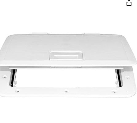 Tempress 11 x 15 Access Slam Boat Hatch Storage Lid White