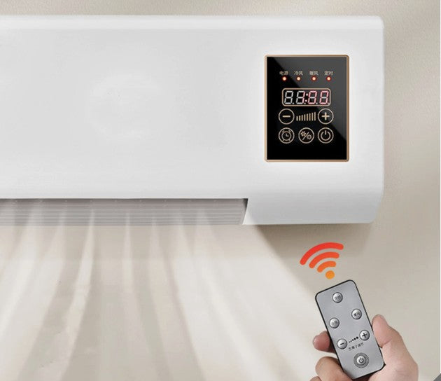 Heater And Fan Combo Indoor 2-in-1 Timing Function Dual Use Wall Mounted