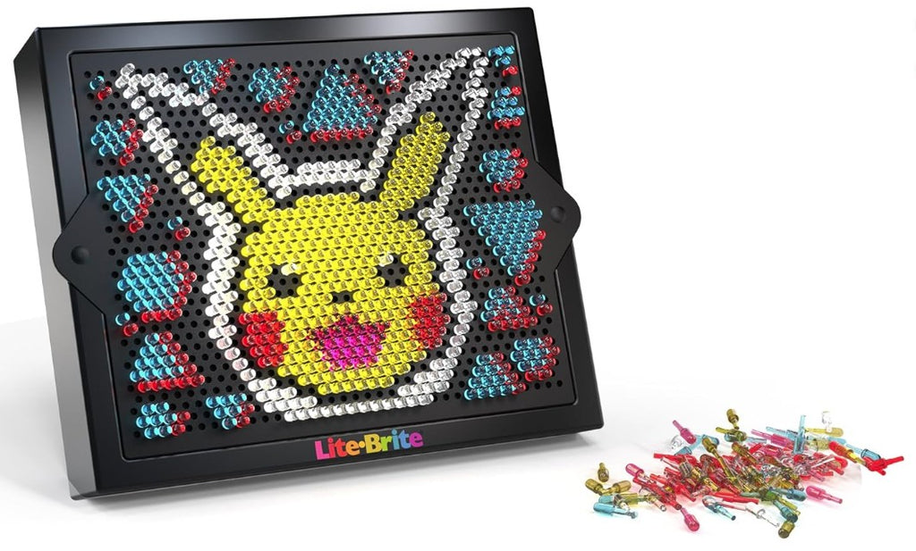 Lite Brite Super Bright HD, Pokemon Edition - Creative Retro Light-Up Screen