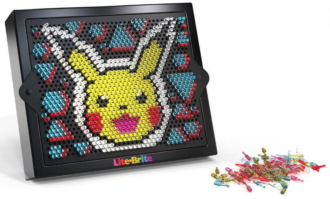 Lite Brite Super Bright HD, Pokemon Edition - Creative Retro Light-Up Screen
