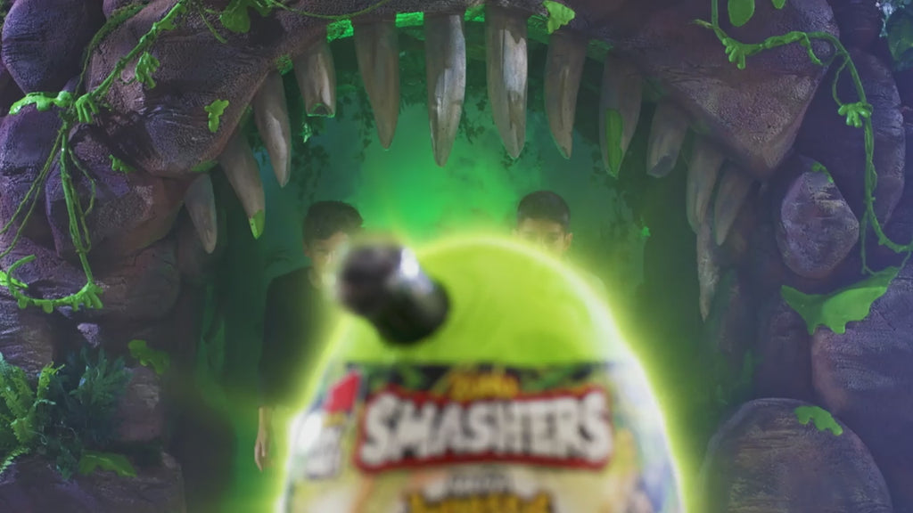 ZURU Smashers Series 1 Light Up Dino Black MEGA Mystery Egg (Over 25 Surprises!