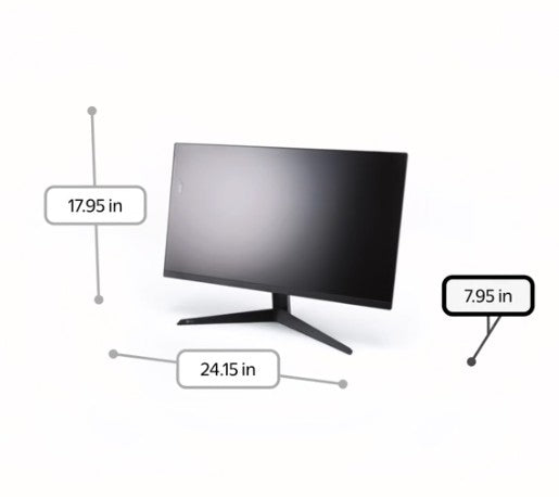 LG 27” UltraGear FHD 1ms 165Hz Gaming Monitor with AMD FreeSync™ Premium (1920 x 1080) - 27GQ40W